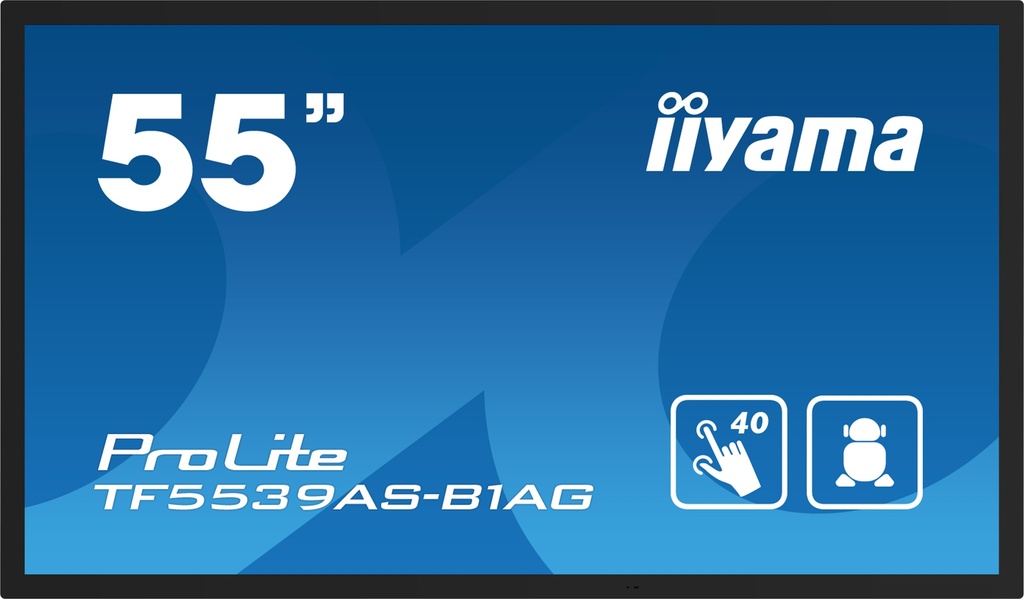 IIYAMA TF5539AS-B1AG 55inch PCAP Anti-glare Bezel Free Andro