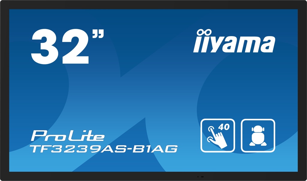 IIYAMA TF3239AS-B1AG 32inch PCAP Anti-glare Bezel Free Andro