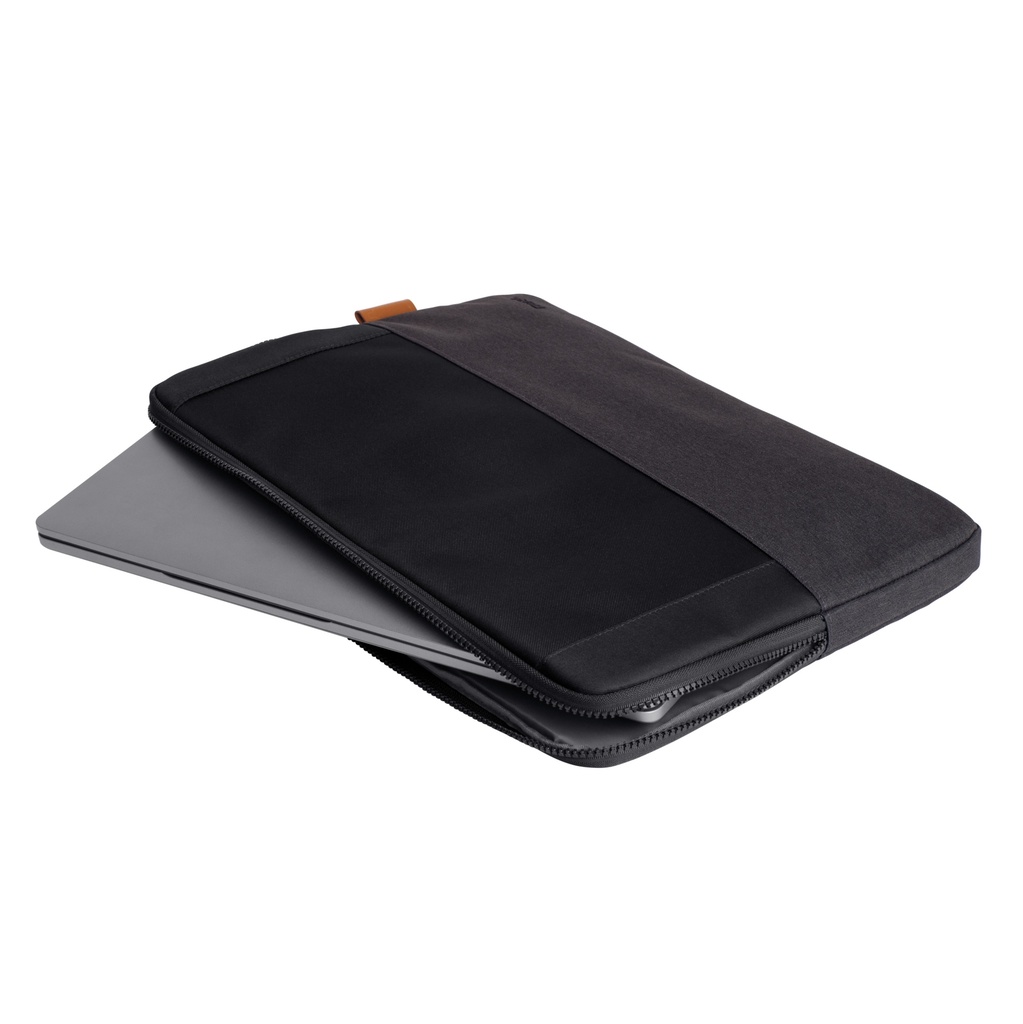 TRUST LISBOA 16" LAPTOP SLEEVE - BLACK