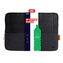 TRUST LISBOA 16" LAPTOP SLEEVE - BLACK