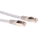 ACT Grey 1 meter LSZH SFTP CAT6 patch cable with RJ45 connectors