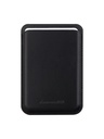 Leather wallet w MagSafe-BK