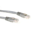 ACT Grey 1 meter U/UTP CAT5E patch cable with RJ45 connectors