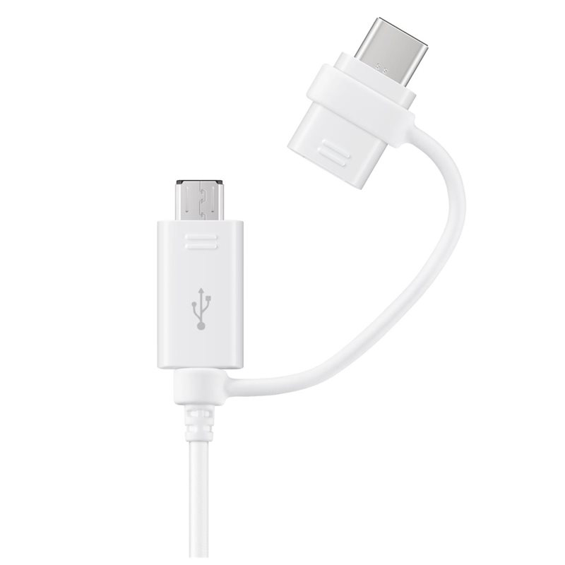 Samsung datakabel micro usb & usb-c wit