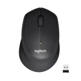Logitech Wireless Mouse M330 Silent Plus Black