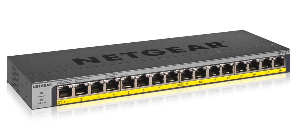 Netgear Switch GS116LP100EUS