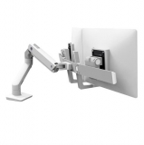 HX DESK DUAL MONITOR ARM WHITE 45-476-216