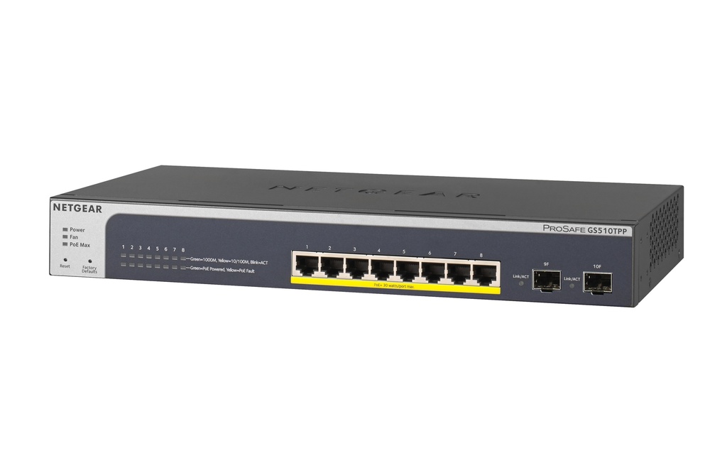 Netgear Commutateur GS510TPP100EUS