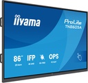 IIYAMA TN8605A-B1AG 86inch IFP OS-free 40-Points DeepContrast IR+ with Zero Gap - Air bonding Anti-glare and Bacteria coating