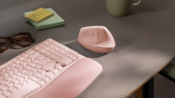 Logitech lift vert. ergo mouse rose