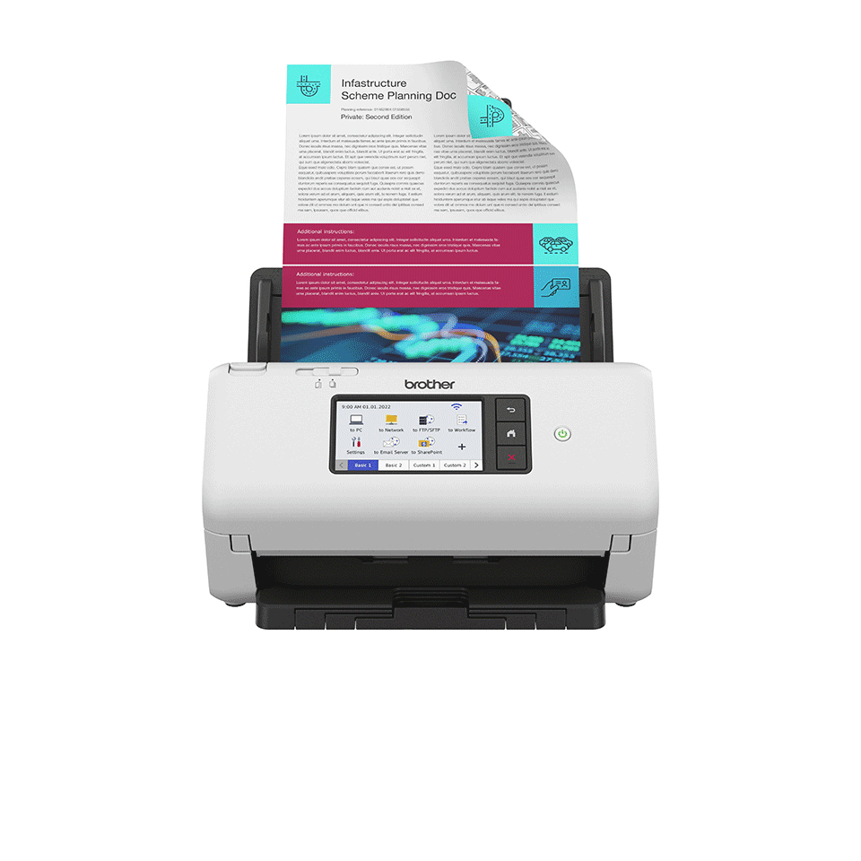 Brother ADS-4700W Compact Document Scanner