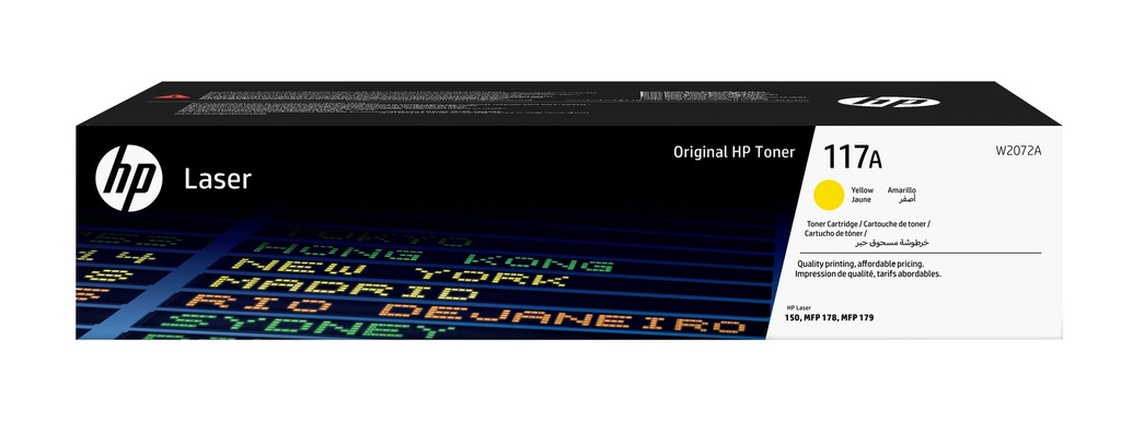 HP 117a cartouche d'encre jaune