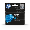 HP 912 Cyan  Cartouche