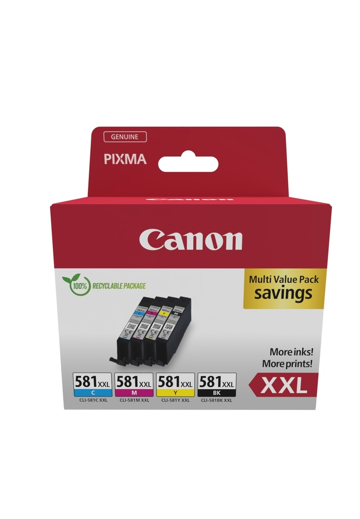 CANON CLI-581XXL BK/C/M/Y MULTI