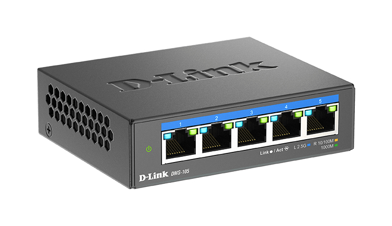 5-Port Multi-Gigabit Unmanaged Switch DMS-105/E