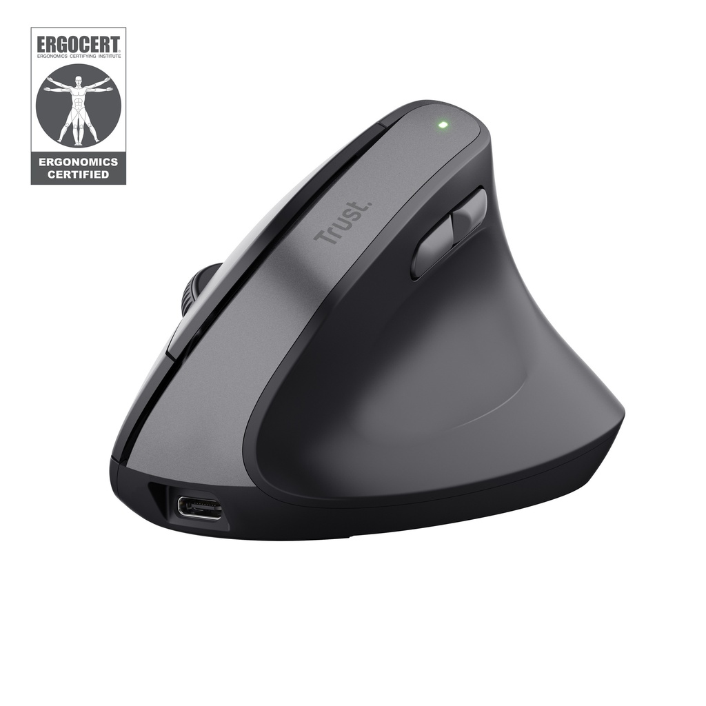 TRUST BAYO II ERGONOMIC WIRELESS MOUSE BLK