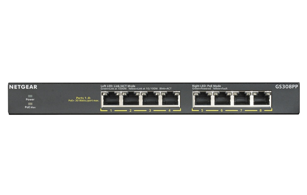 Netgear Commutateur GS308PP100EUS