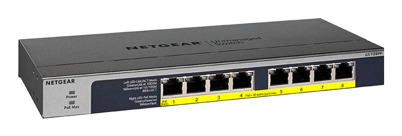 Netgear Commutateur GS108PP100EUS
