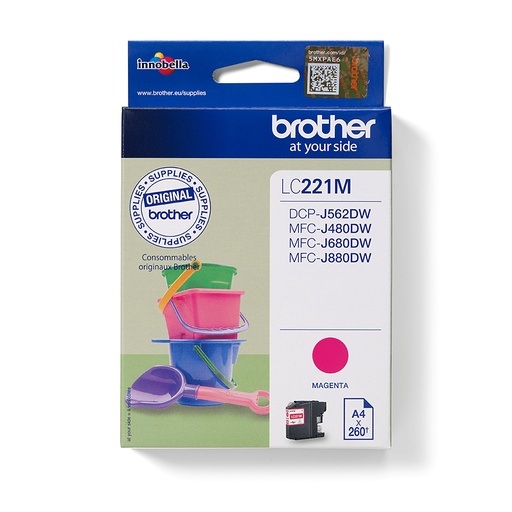 Brother lc221m cartridge