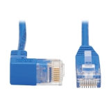 Down-Angle Cat6 Gigabit Molded Slim UTP