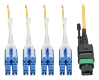 MTP/MPO APC to 4xLC UPC Singlemode B