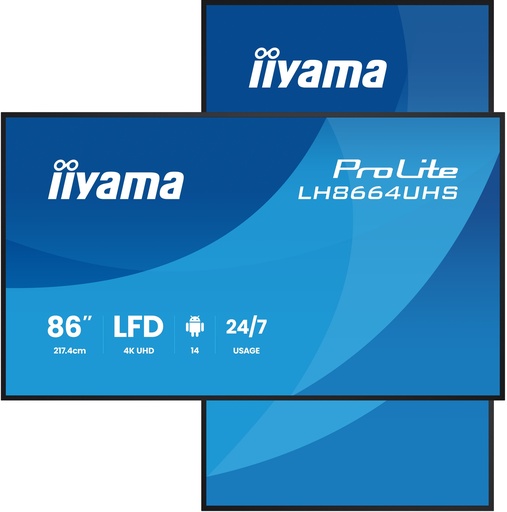 Iiyama Signage LH8664UHS-B3AG