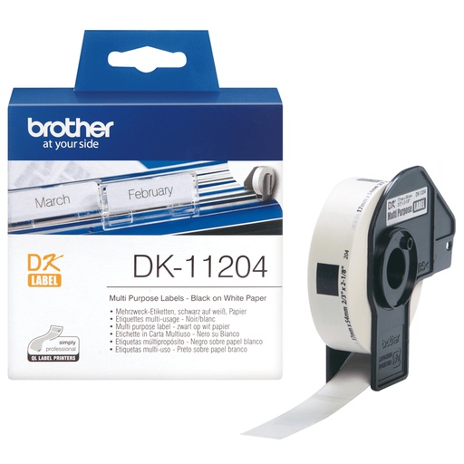 Brother Papier étiquette DK-11204