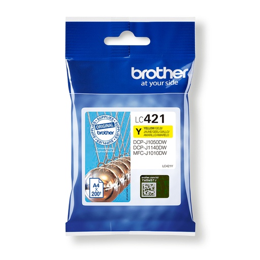 Brother Cartouche d'encre LC-421Y