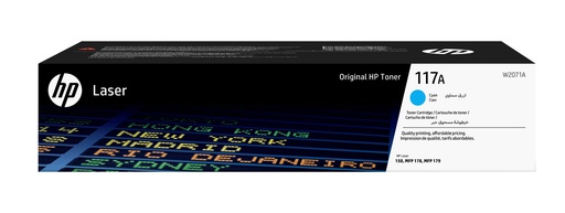HP 117a cartouche d'encre cyaan