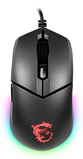 MSI GM11 CLUTCH BLACK Gaming Mouse Optical Wired RGB light