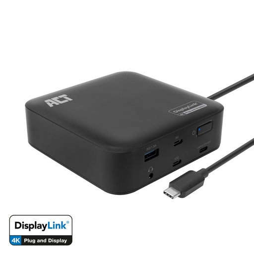 ACT USB-C Docking Station 4K, for 2 HDMI monitors