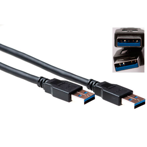 ACT USB 3.0 A male - USB A male  1,00 m