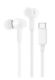 BELKIN USB-C EARBUDS W/ ADJUSTABLE VOLUME LIMITER WHITE